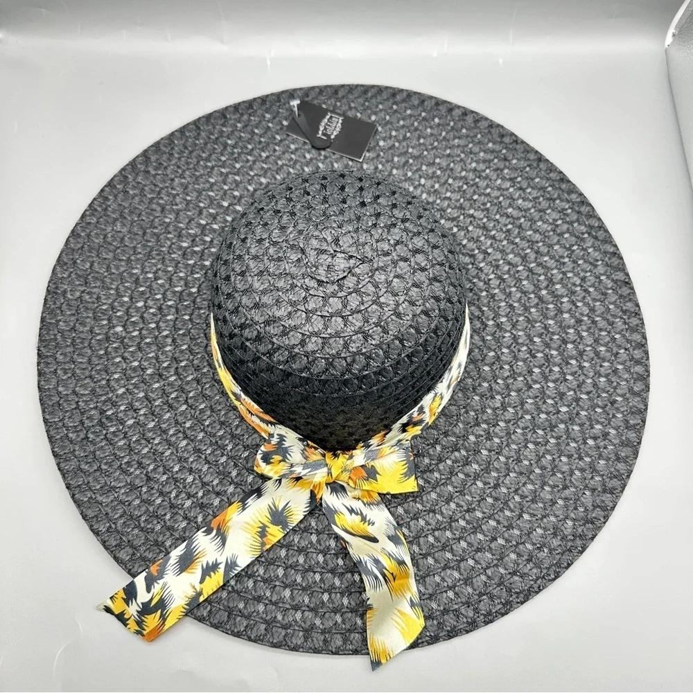 👉 Stylish Women's Straw Hats with Bow Sunny Summer Beach Festival - in 3 colors